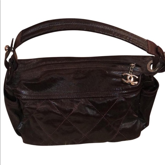 Chanel Dark Brown Messenger Bag - Picture 1 of 8